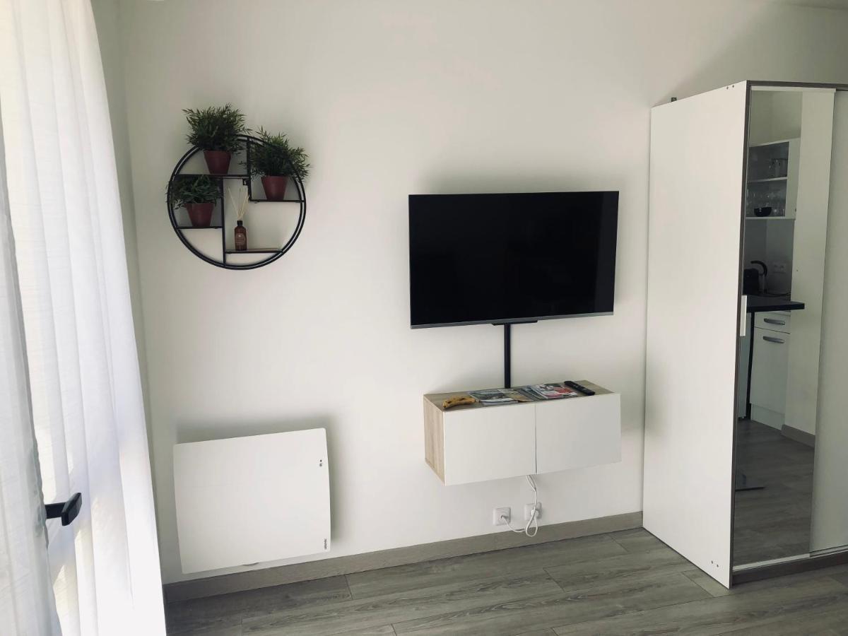 Studio En Residence, Proche De La Mer Avec Parking Gratuit Et 5G Home วิลเลร์-ซูร์-แมร์ ภายนอก รูปภาพ
