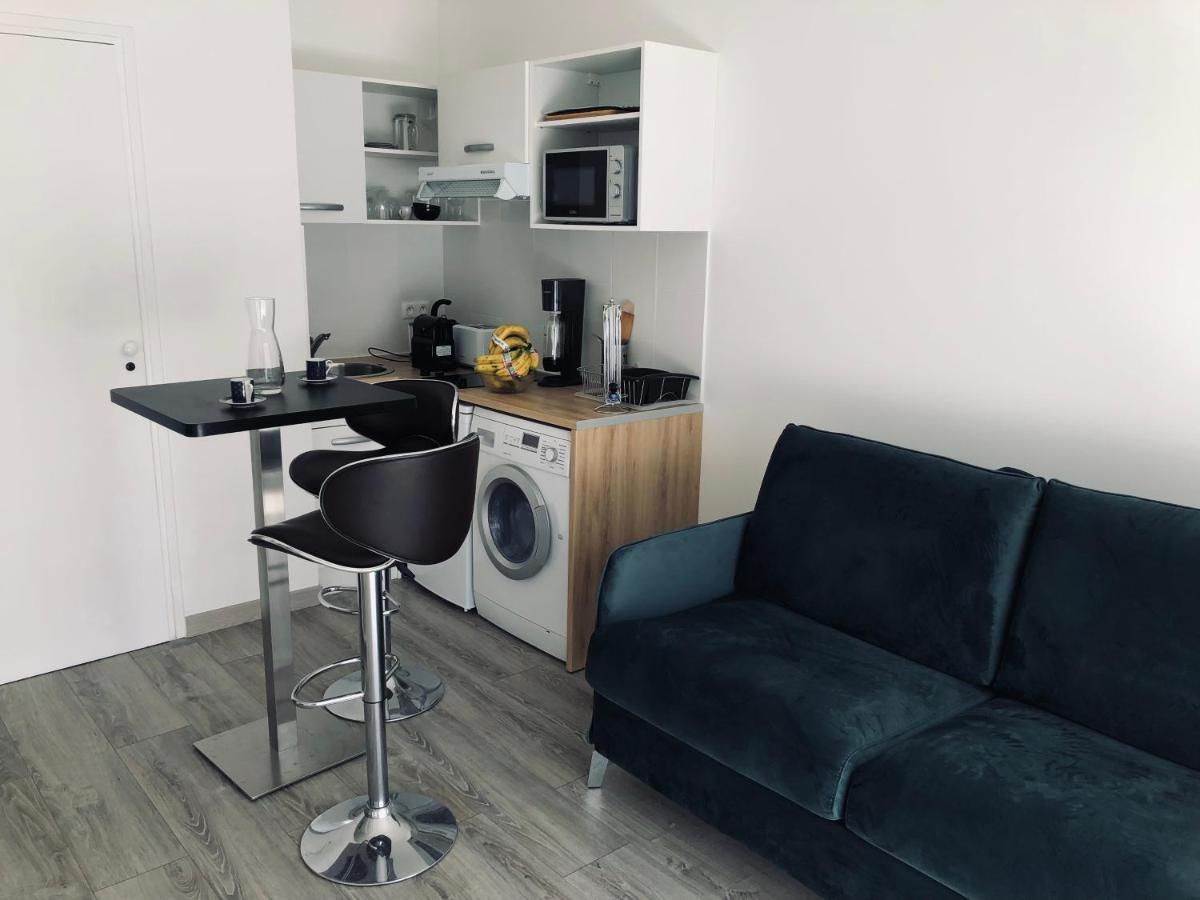 Studio En Residence, Proche De La Mer Avec Parking Gratuit Et 5G Home วิลเลร์-ซูร์-แมร์ ภายนอก รูปภาพ