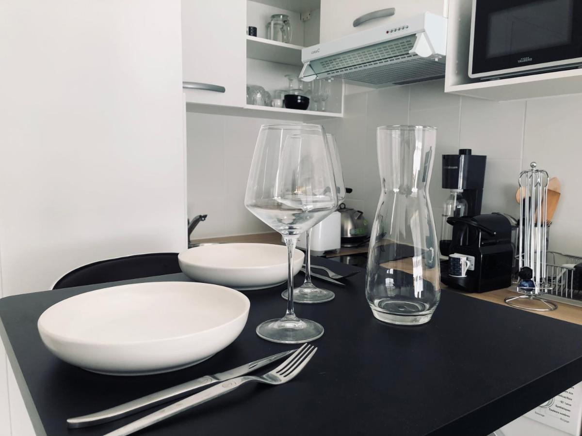 Studio En Residence, Proche De La Mer Avec Parking Gratuit Et 5G Home วิลเลร์-ซูร์-แมร์ ภายนอก รูปภาพ