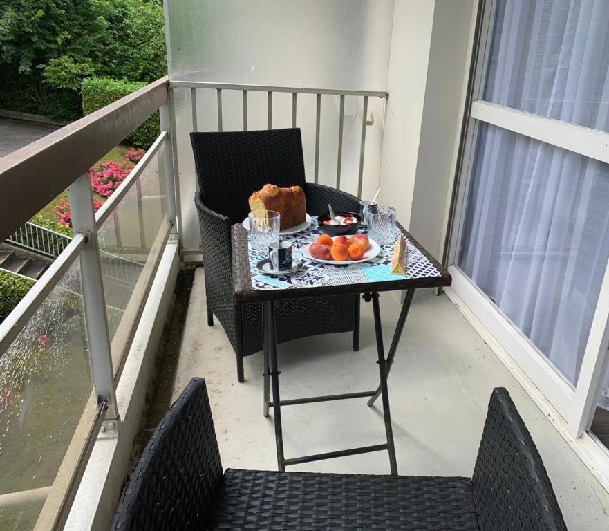 Studio En Residence, Proche De La Mer Avec Parking Gratuit Et 5G Home วิลเลร์-ซูร์-แมร์ ภายนอก รูปภาพ